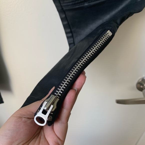 Isabel Marant pour H&M Black Waxed Moto Pants - Picture 8 of 12